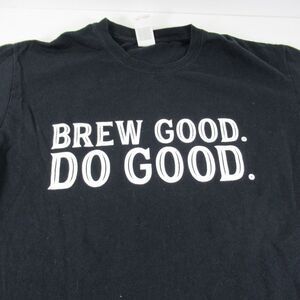 The Red Porch Brew Good. Do‎ Good. Black Shirt Size Medium Double Sided